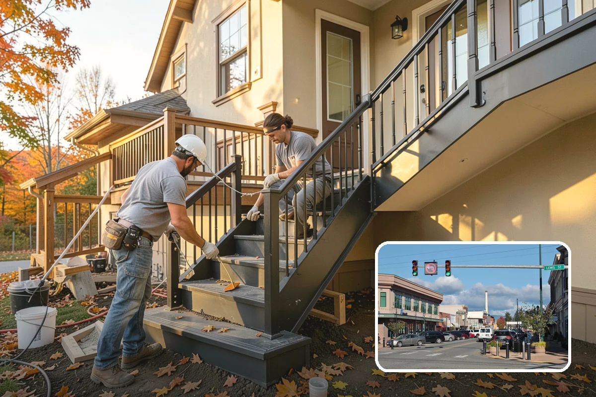 Box Beam Installation in Monroe, Snohomish County, WA - The look of solid timber without the weight