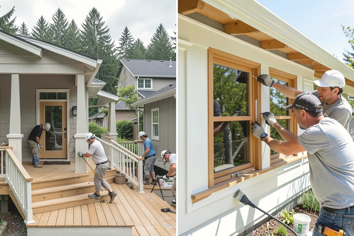 Box Beam Installation in Mountlake Terrace, Snohomish County, WA - Design beam layout, size, and finish