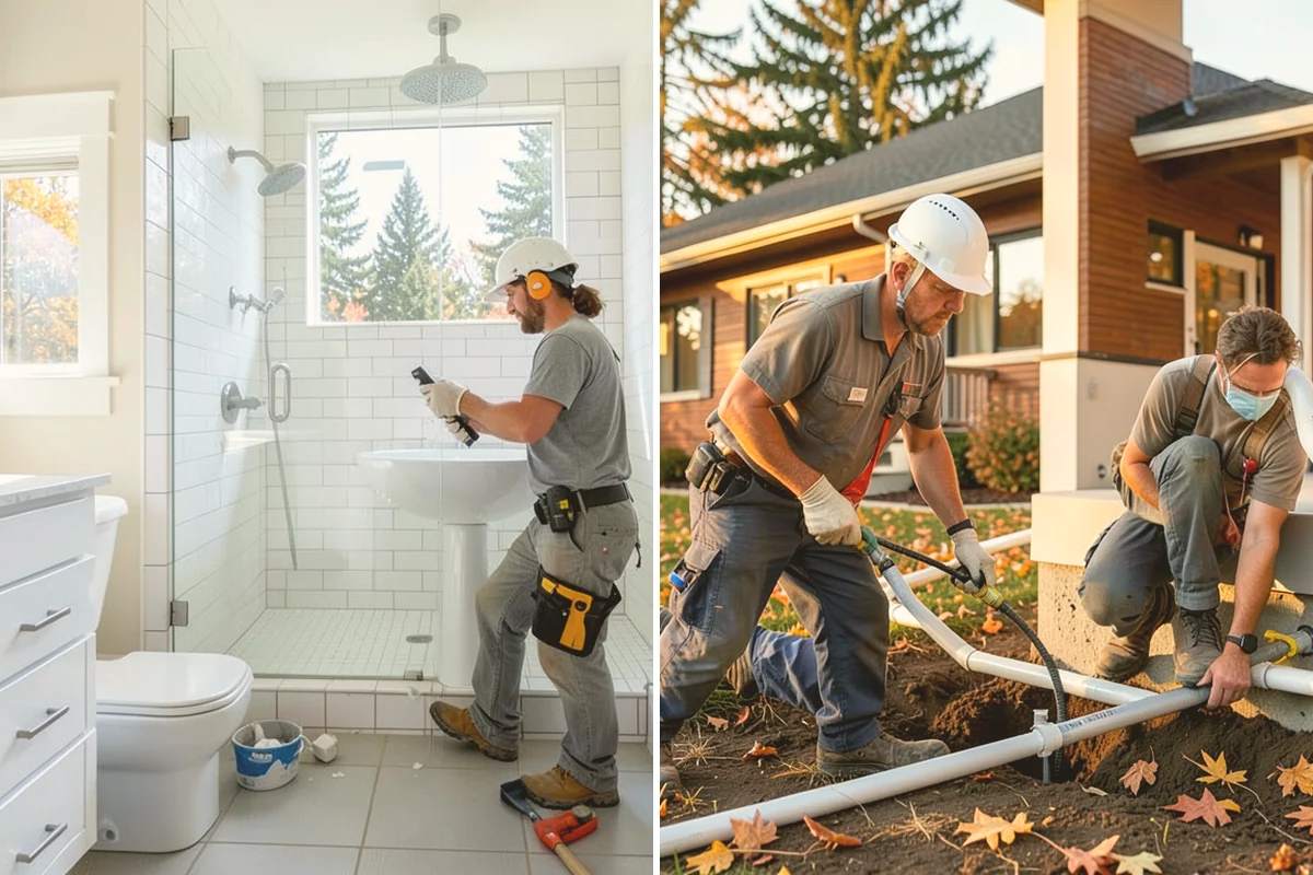 Box Beam Installation in Newcastle, King County, WA - Design beam layout, size, and finish