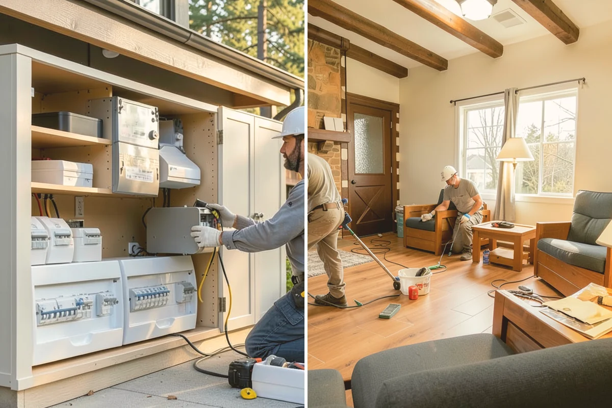 Box Beam Installation in Orting, Pierce County, WA - Design beam layout, size, and finish