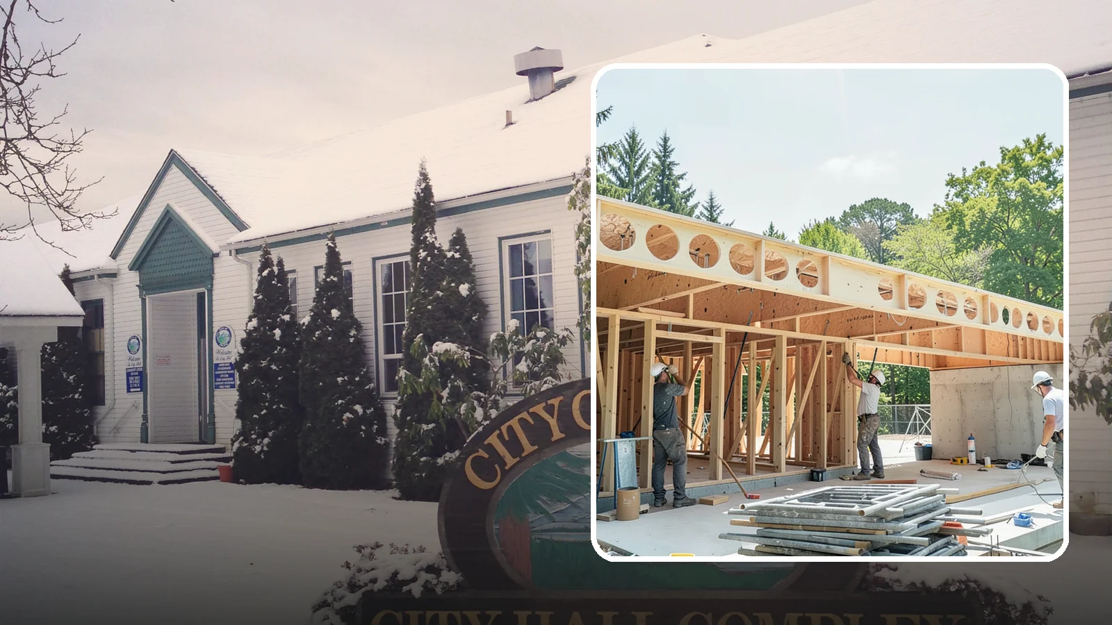 Box Beam Installation in Pacific, King County, WA - Custom box beam installation that adds the look of structural timber ceilings without heavy solid-wood weight.