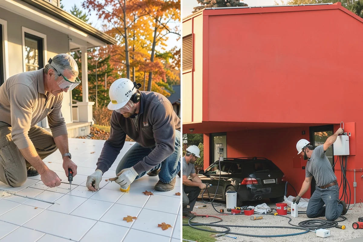 Box Beam Installation in Redmond, King County, WA - Design beam layout, size, and finish