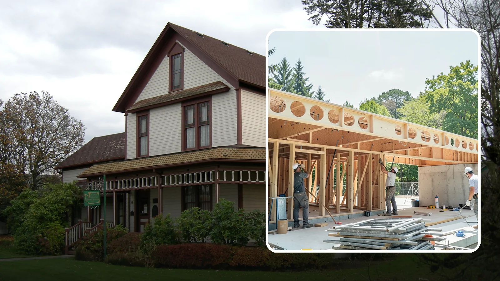 Box Beam Installation in Sumner, Pierce County, WA - Custom box beam installation that adds the look of structural timber ceilings without heavy solid-wood weight.