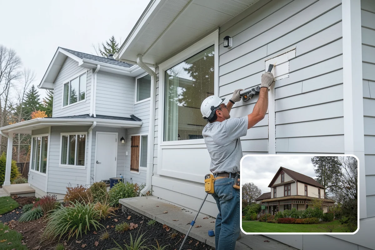 Box Beam Installation in Sumner, Pierce County, WA - The look of solid timber without the weight