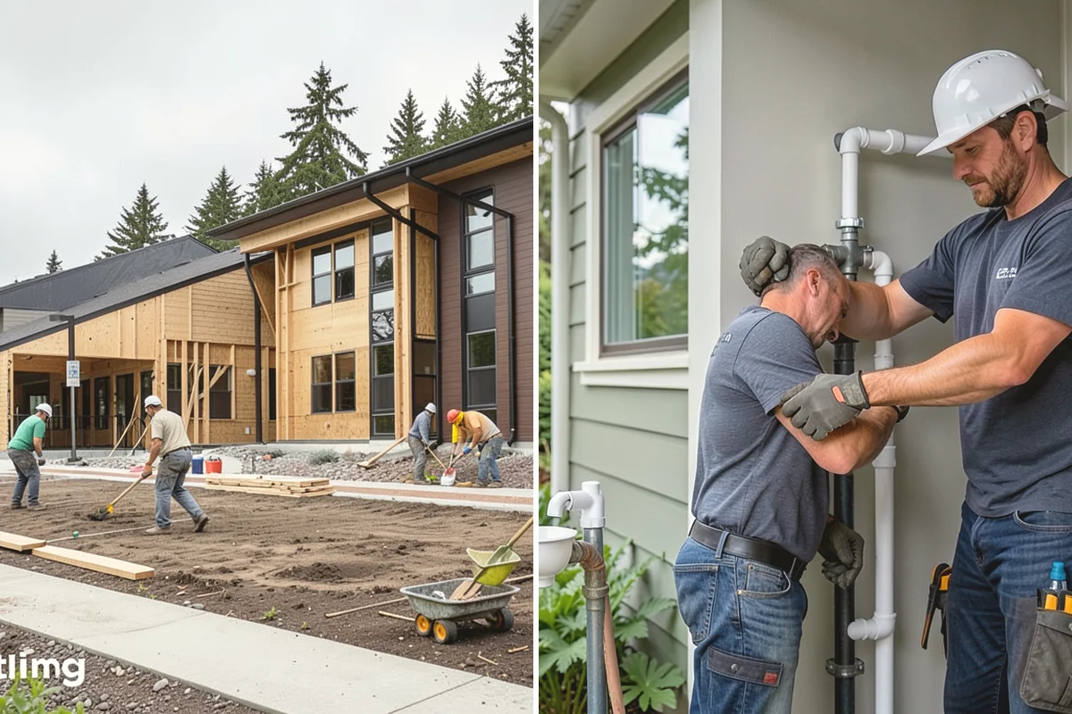 Box Beam Installation in University Place, Pierce County, WA - Design beam layout, size, and finish