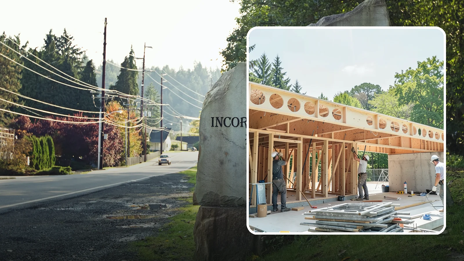 Box Beam Installation in Wilkeson, Pierce County, WA - Custom box beam installation that adds the look of structural timber ceilings without heavy solid-wood weight.