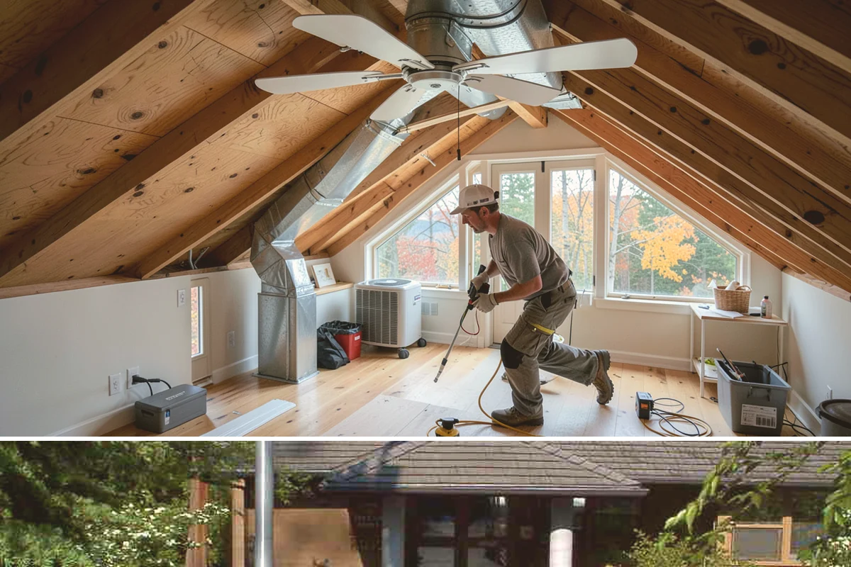 Box Beam Installation in Yarrow Point, King County, WA - Box beams are fabricated and installed indoors year-round, a productive winter project in the rainy PNW.