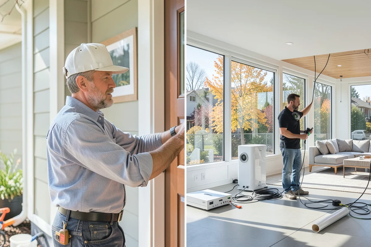 Breezeway Construction in Beaux Arts Village, King County, WA - Plan the connection and level the path
