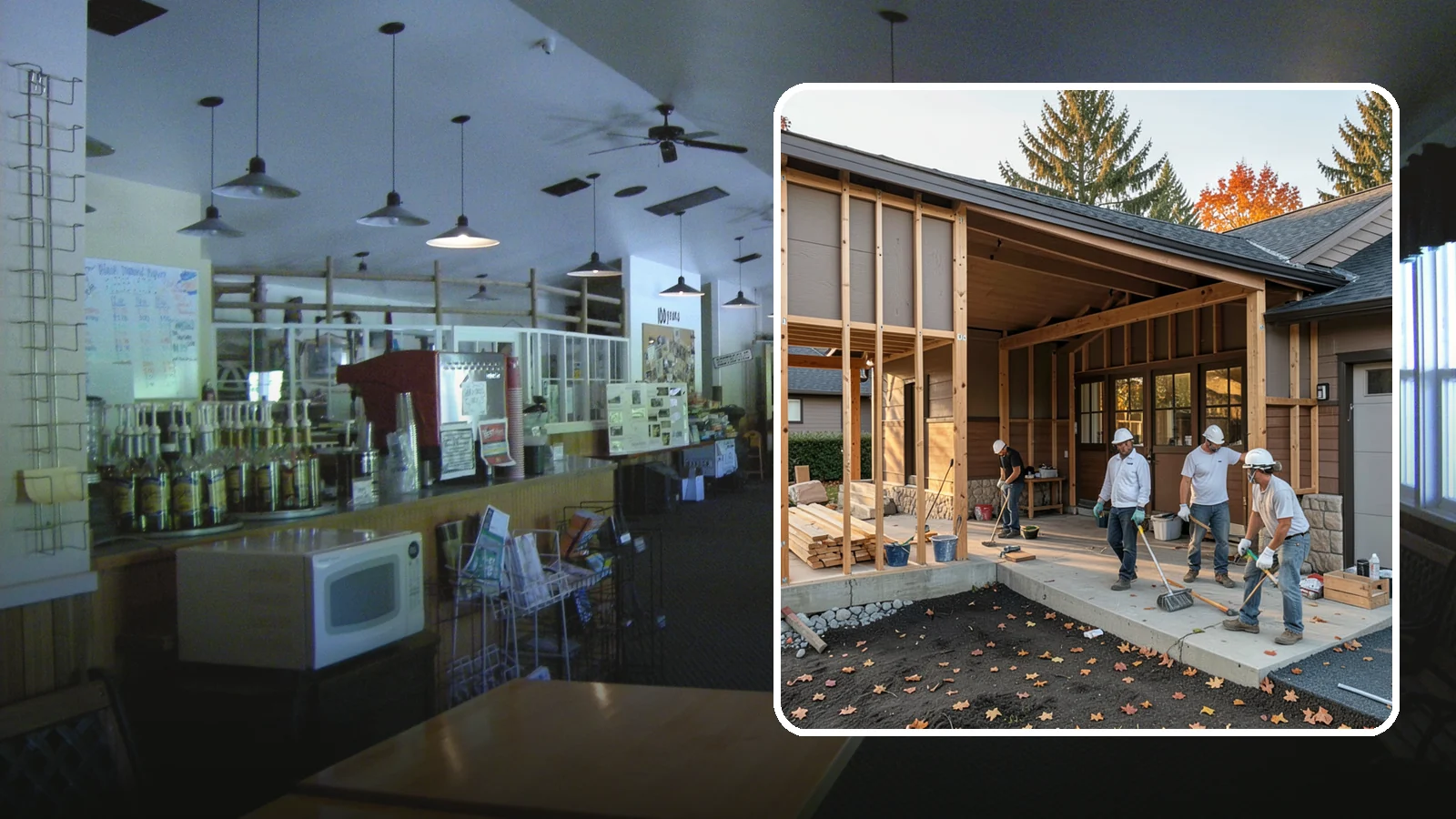 Breezeway Construction in Black Diamond, King County, WA - A breezeway builds a covered connection between your home and a garage or outbuilding so you stay dry moving between them.
