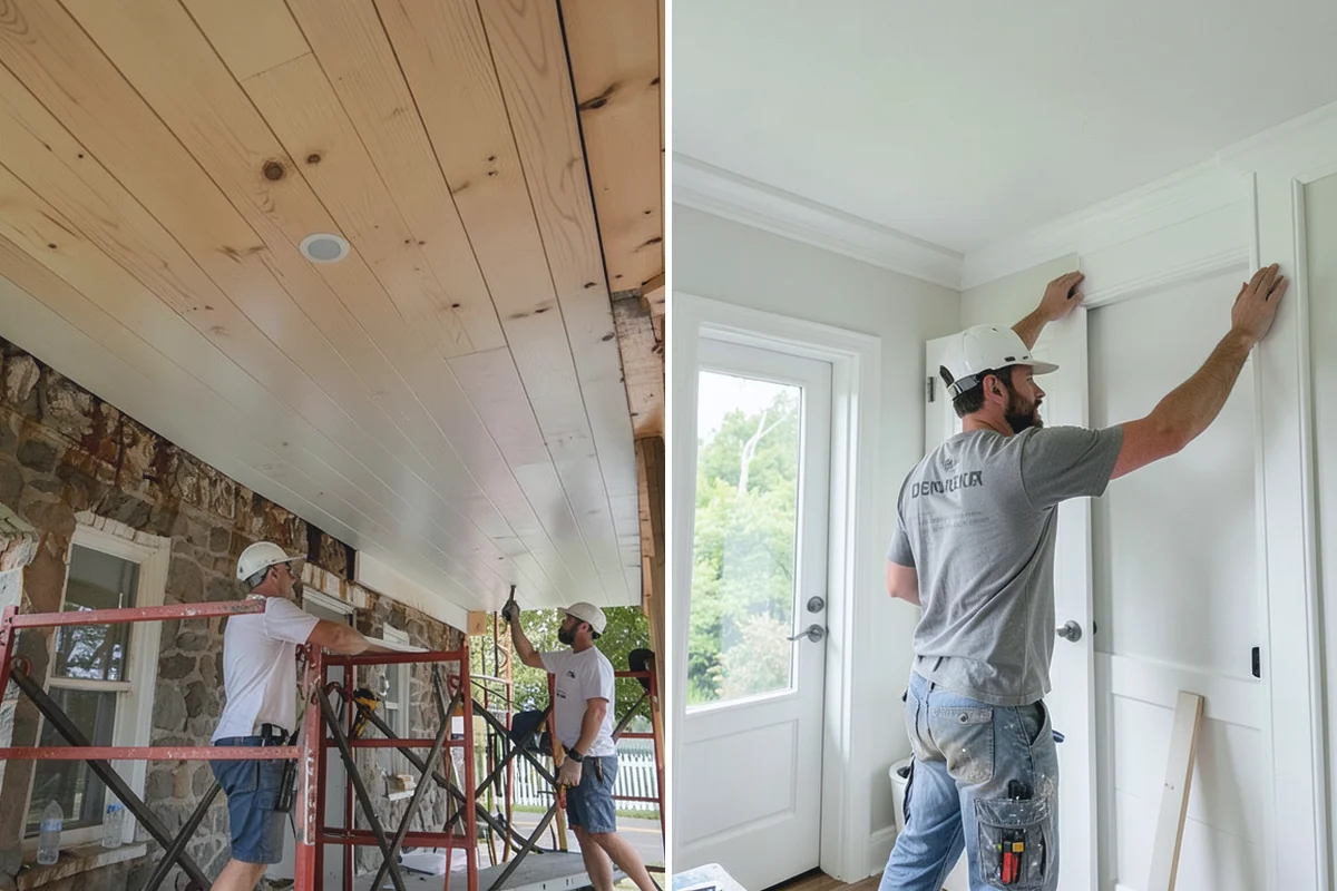 Breezeway Construction in Buckley, Pierce County, WA - Plan the connection and level the path