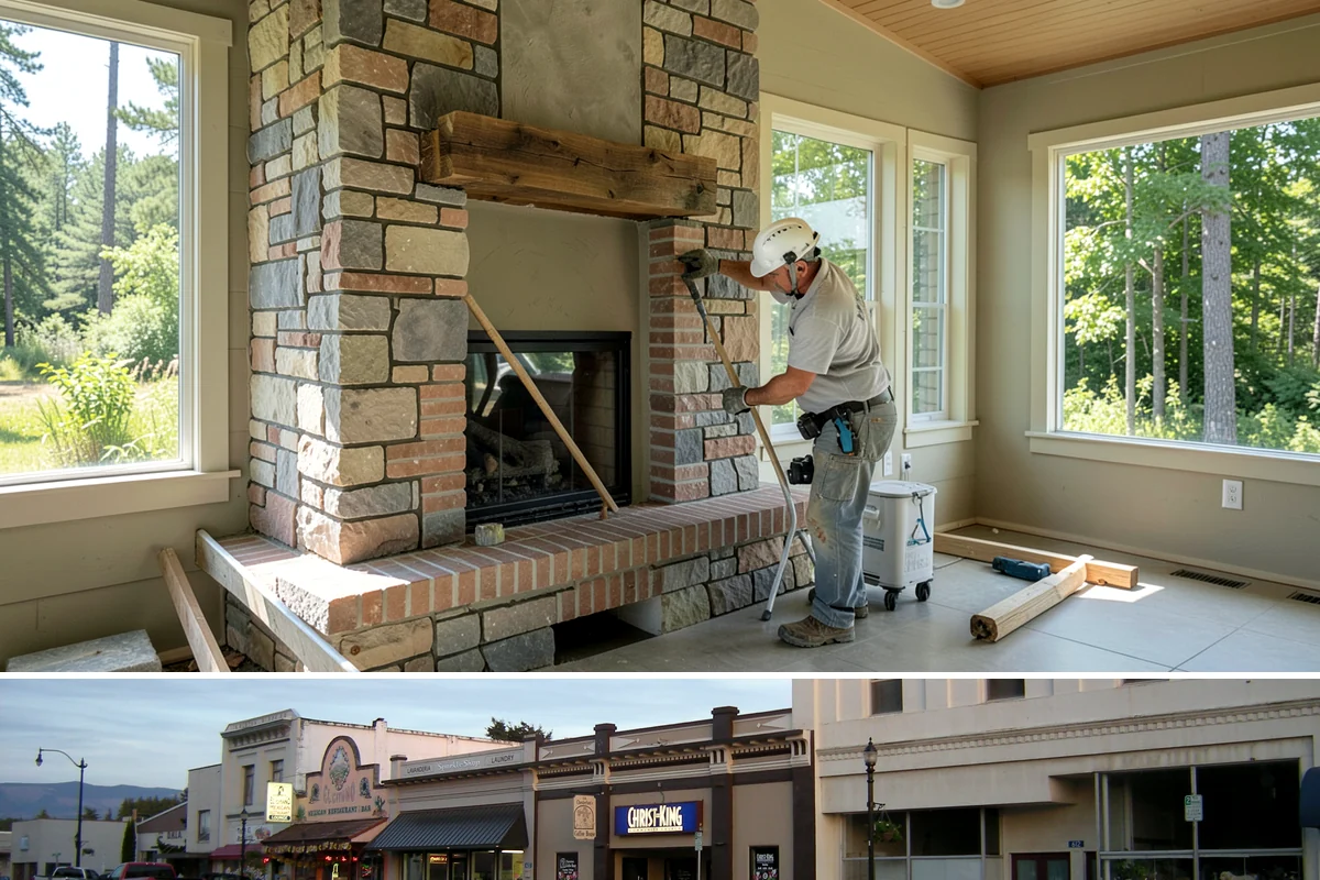 Breezeway Construction in Burlington, Skagit County, WA - We build and roof the breezeway in summer so it is watertight before the wet season sets in.