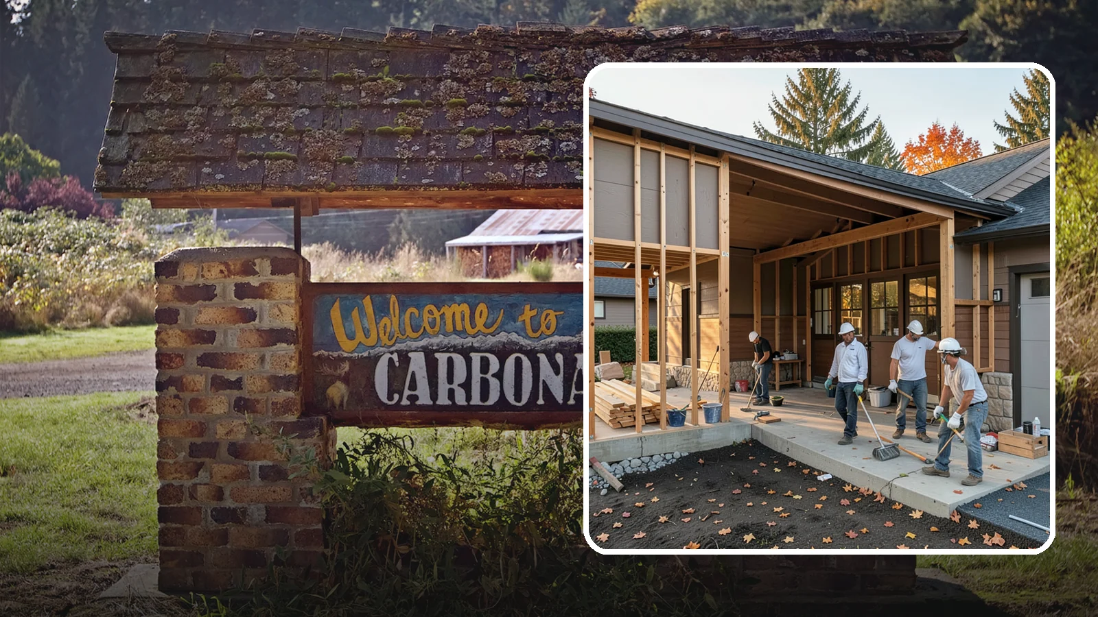 Breezeway Construction in Carbonado, Pierce County, WA - A breezeway builds a covered connection between your home and a garage or outbuilding so you stay dry moving between them.