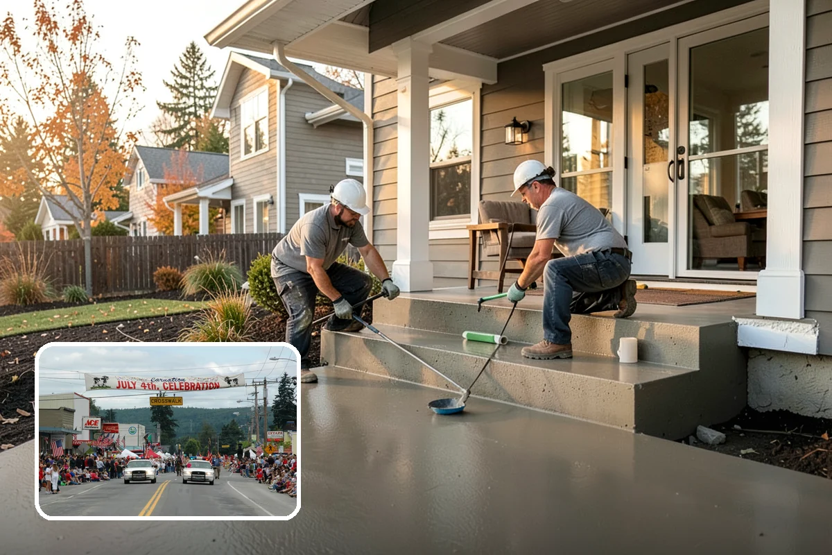 Breezeway Construction in Carnation, King County, WA - Keeps you dry traveling between structures