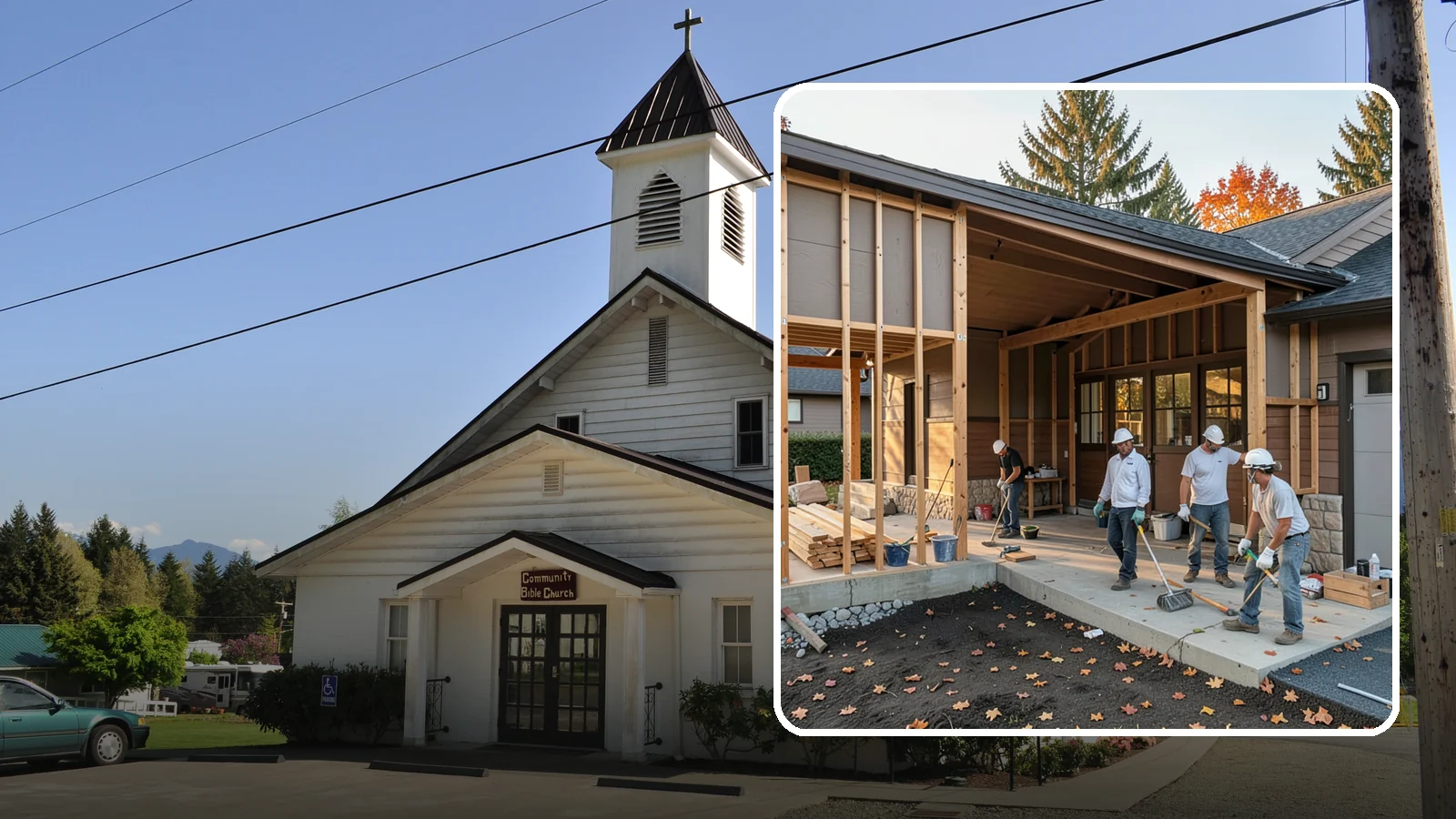 Breezeway Construction in Concrete, Skagit County, WA - A breezeway builds a covered connection between your home and a garage or outbuilding so you stay dry moving between them.