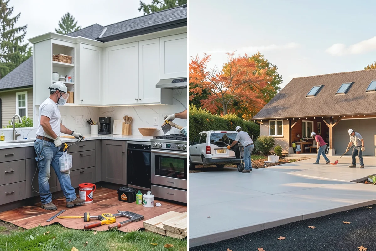 Breezeway Construction in Darrington, Snohomish County, WA - Plan the connection and level the path