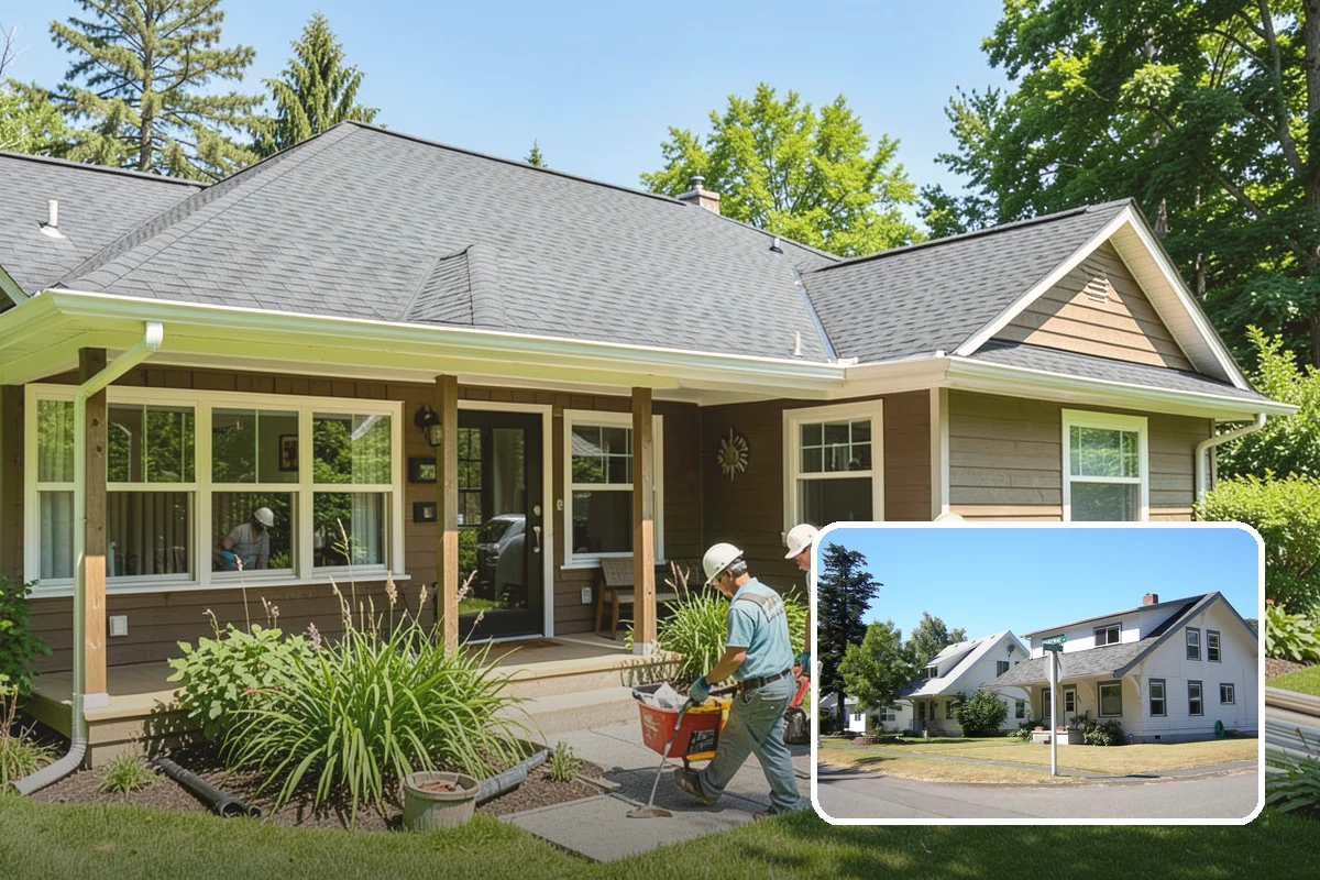 Breezeway Construction in DuPont, Pierce County, WA - Keeps you dry traveling between structures