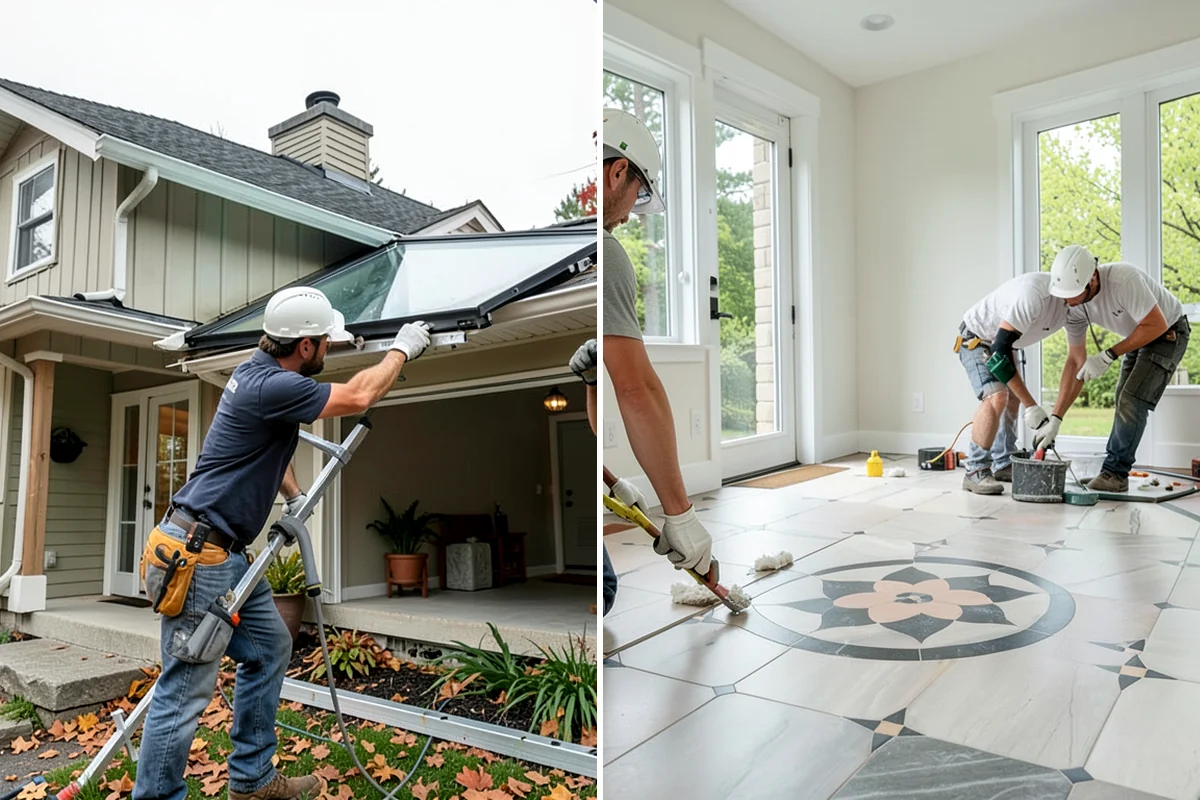 Breezeway Construction in DuPont, Pierce County, WA - Plan the connection and level the path