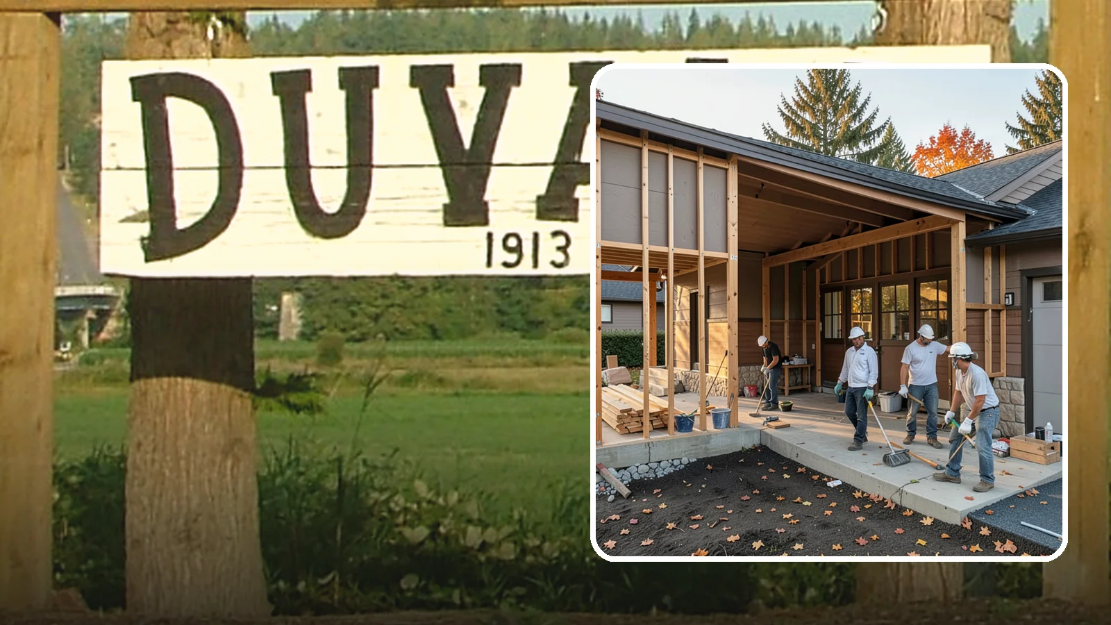 Breezeway Construction in Duvall, King County, WA - A breezeway builds a covered connection between your home and a garage or outbuilding so you stay dry moving between them.