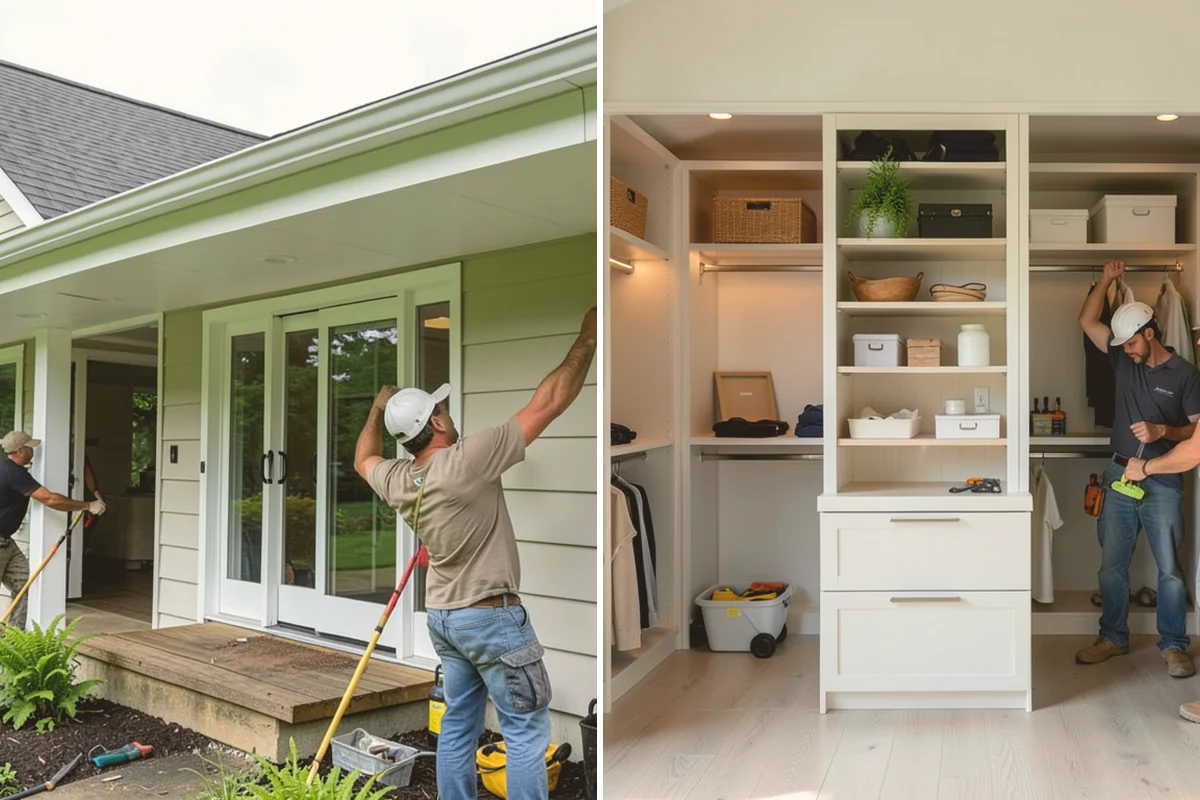 Breezeway Construction in Eatonville, Pierce County, WA - Plan the connection and level the path