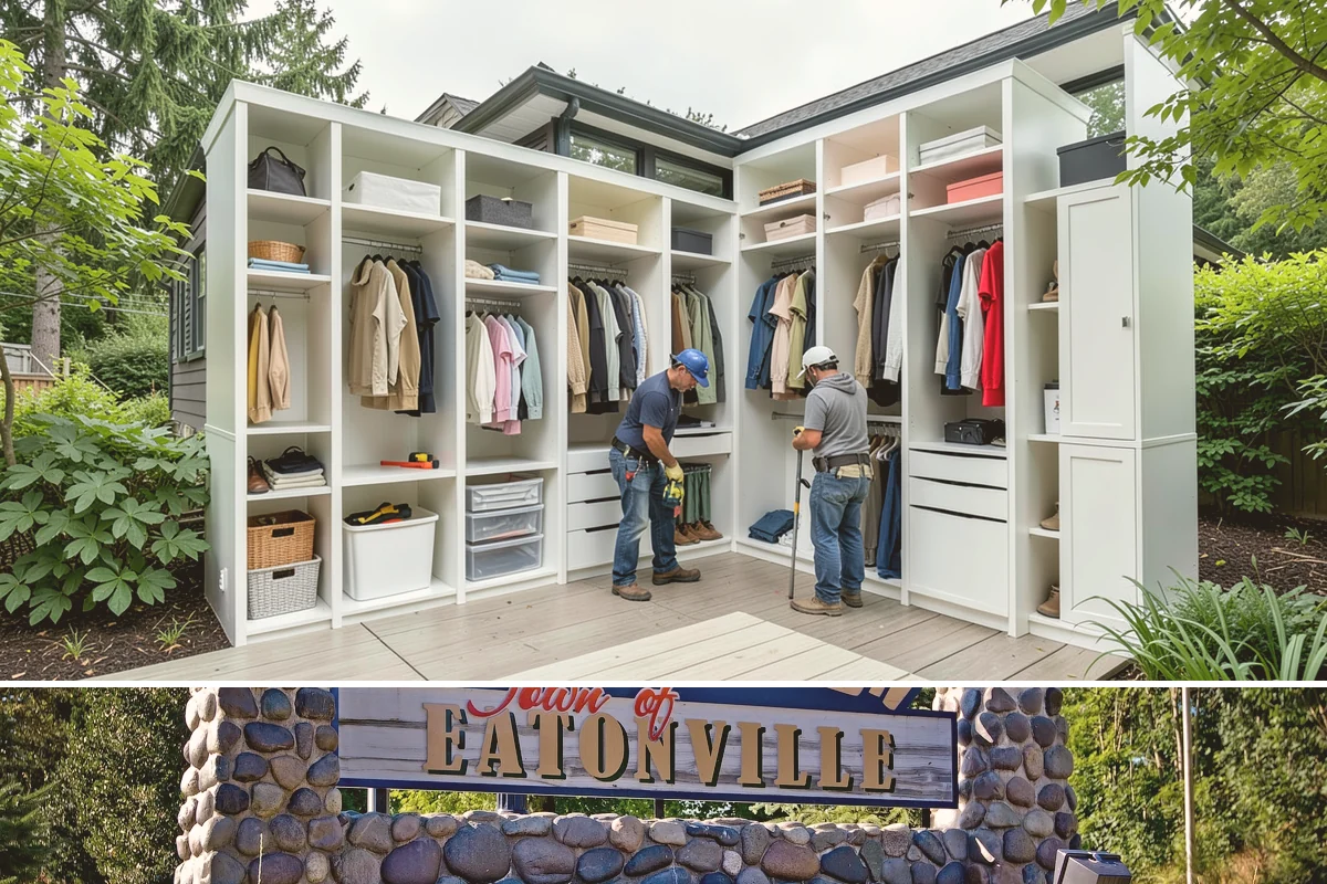 Breezeway Construction in Eatonville, Pierce County, WA - We build and roof the breezeway in summer so it is watertight before the wet season sets in.