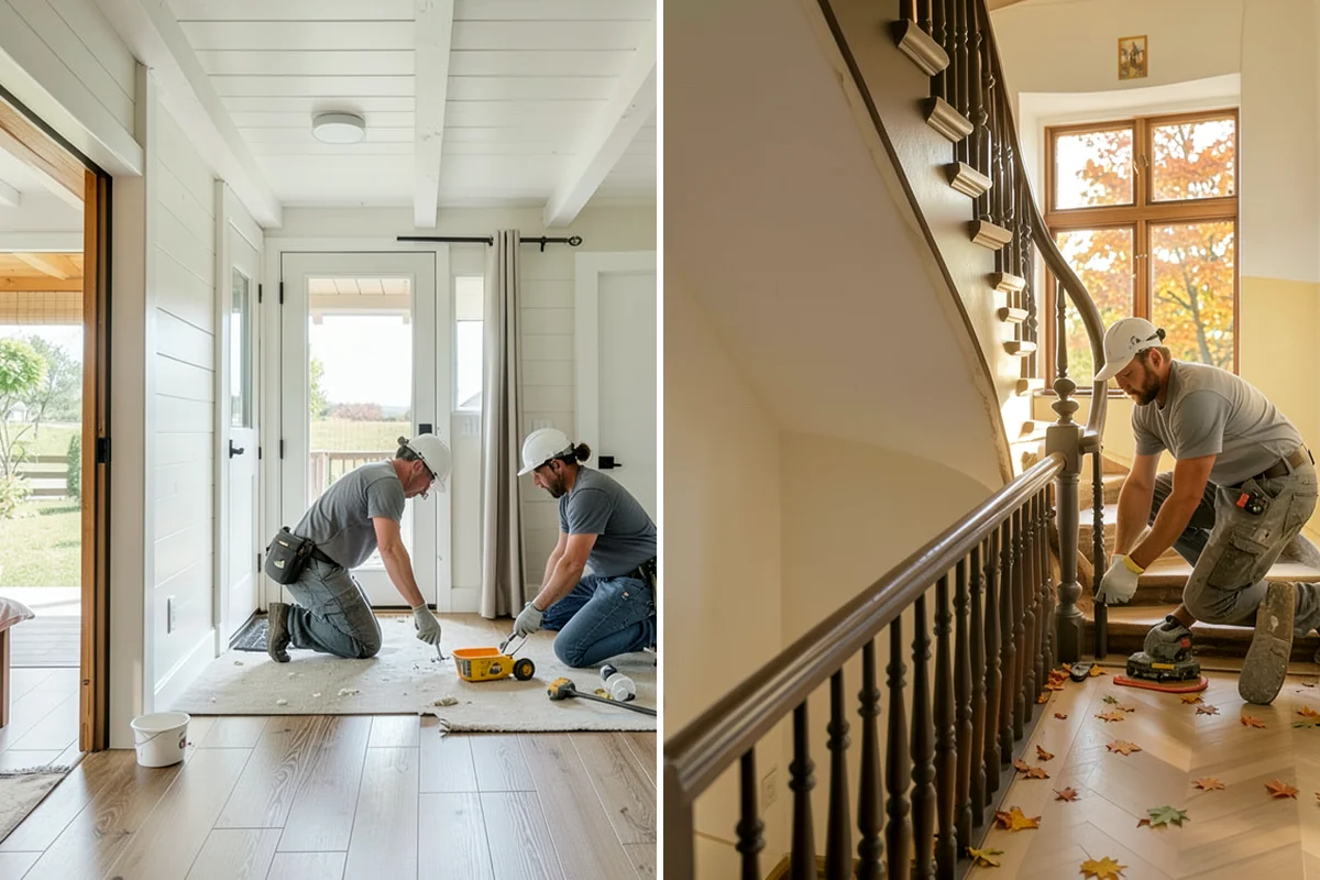 Breezeway Construction in Gig Harbor, Pierce County, WA - Plan the connection and level the path