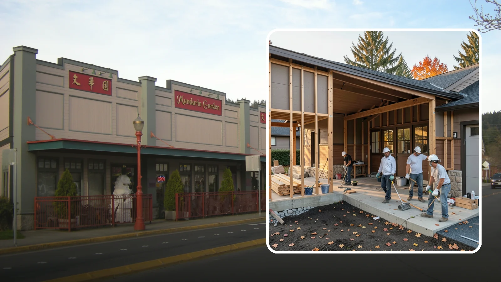 Breezeway Construction in Issaquah, King County, WA - A breezeway builds a covered connection between your home and a garage or outbuilding so you stay dry moving between them.