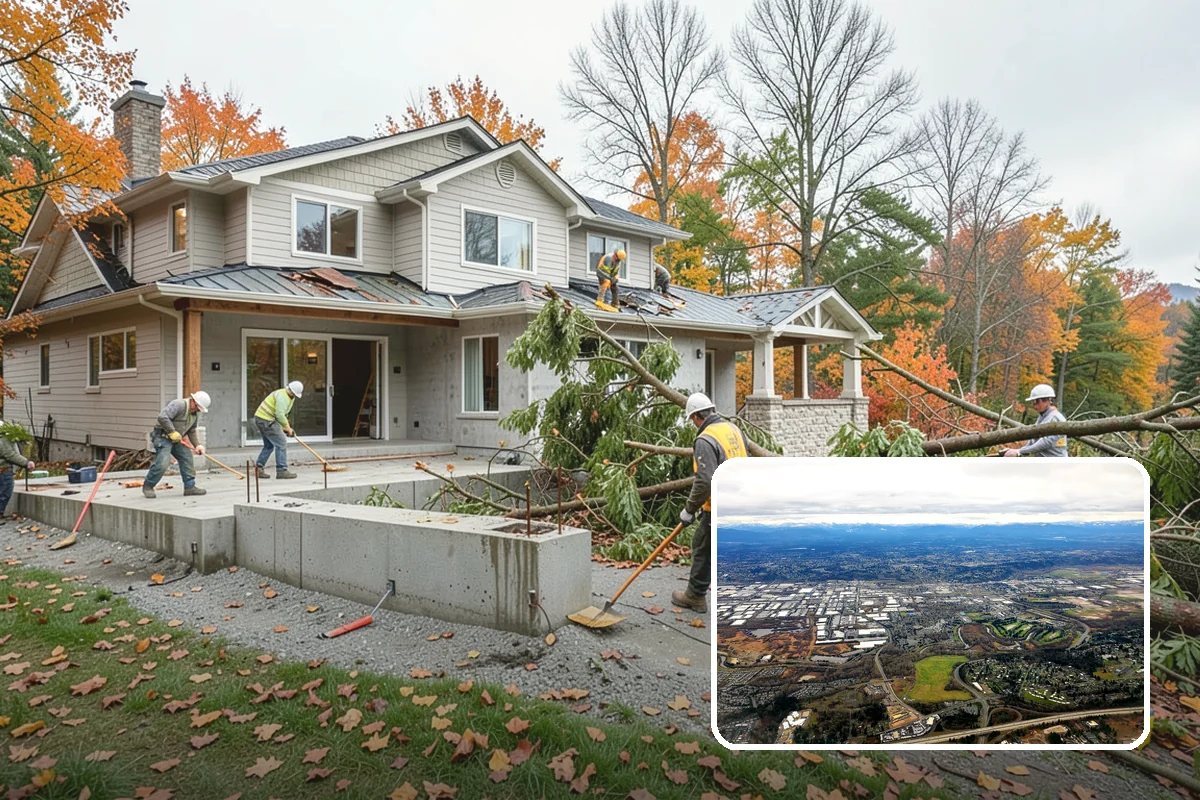 Breezeway Construction in Kent, King County, WA - Keeps you dry traveling between structures