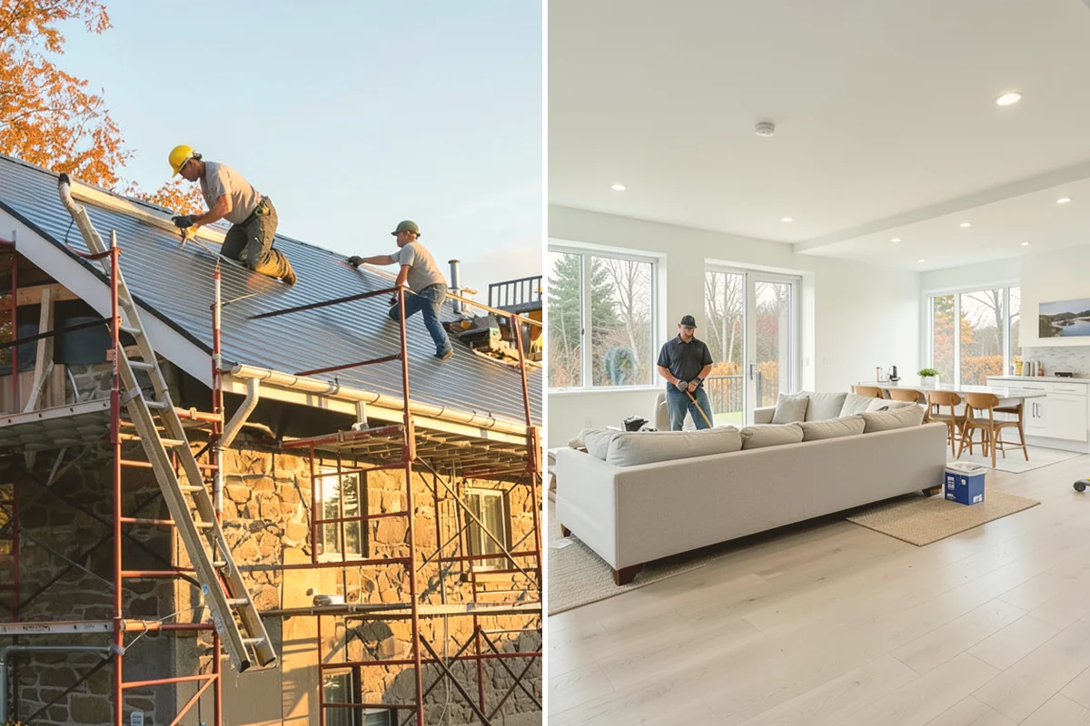 Breezeway Construction in Kent, King County, WA - Plan the connection and level the path