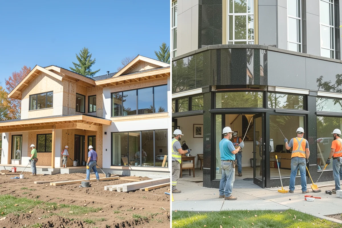 Breezeway Construction in La Conner, Skagit County, WA - Plan the connection and level the path