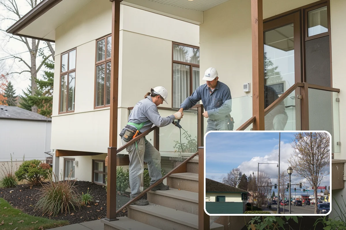 Breezeway Construction in Marysville, Snohomish County, WA - Keeps you dry traveling between structures