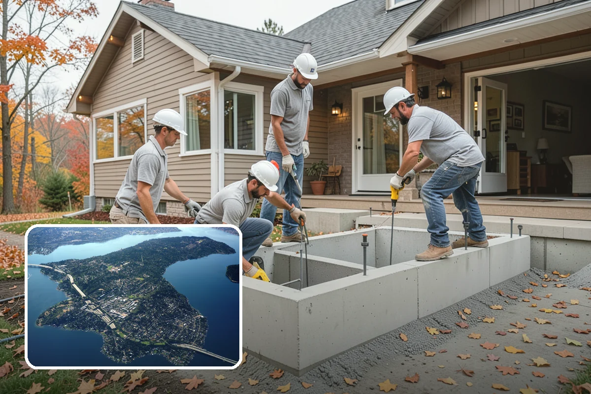 Breezeway Construction in Mercer Island, King County, WA - Keeps you dry traveling between structures