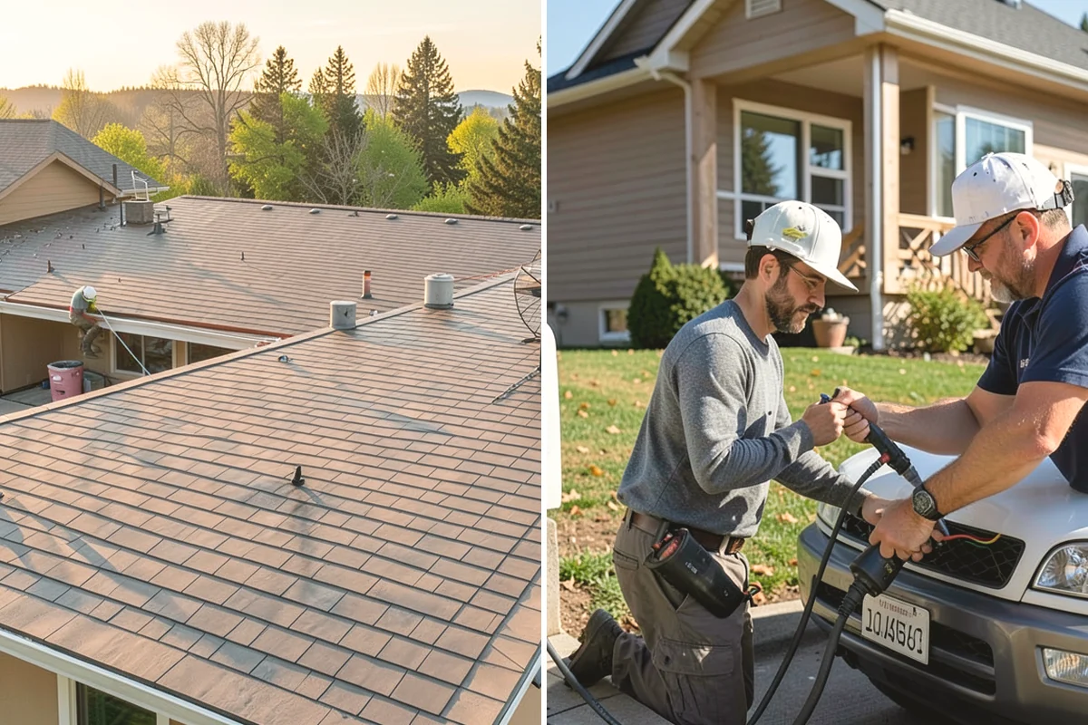 Breezeway Construction in Monroe, Snohomish County, WA - Plan the connection and level the path