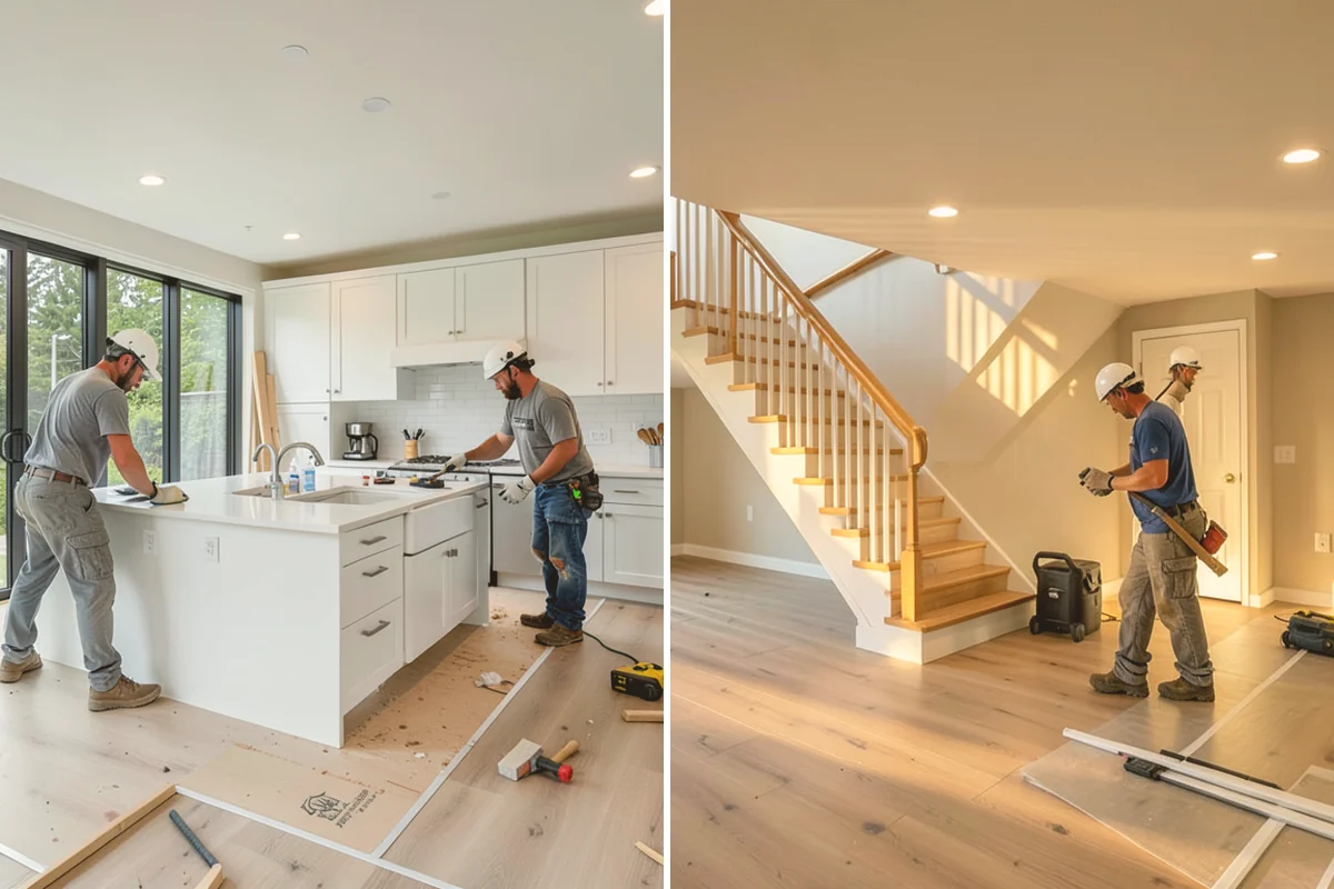 Breezeway Construction in Mount Vernon, Skagit County, WA - Plan the connection and level the path