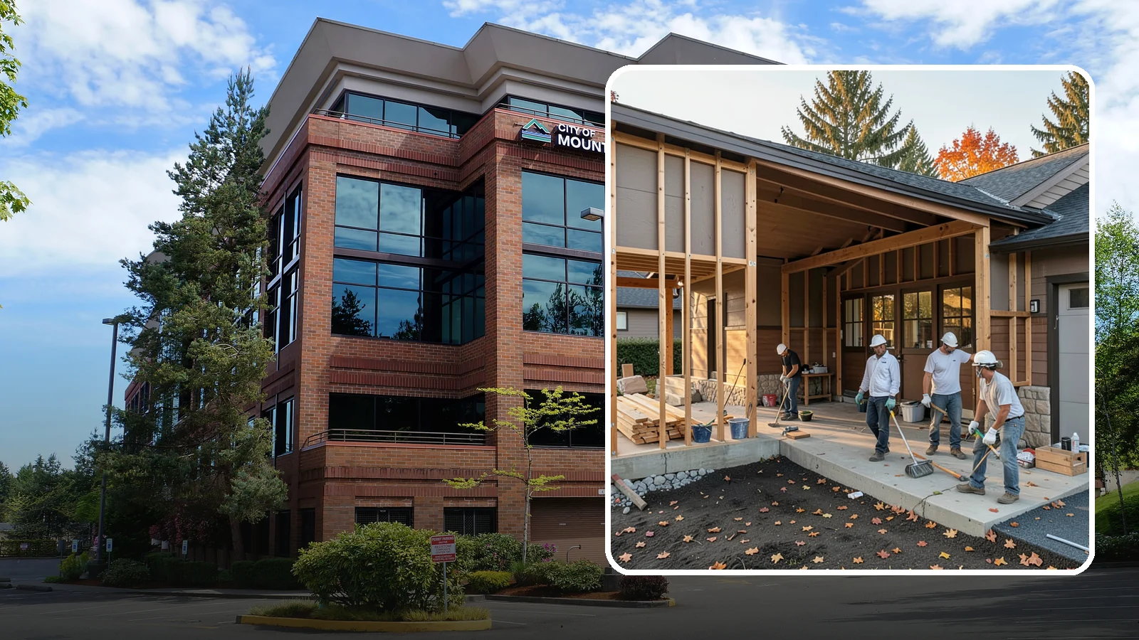 Breezeway Construction in Mountlake Terrace, Snohomish County, WA - A breezeway builds a covered connection between your home and a garage or outbuilding so you stay dry moving between them.