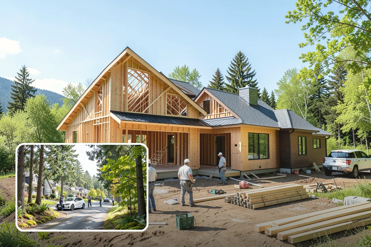 Breezeway Construction in Normandy Park, King County, WA - Keeps you dry traveling between structures