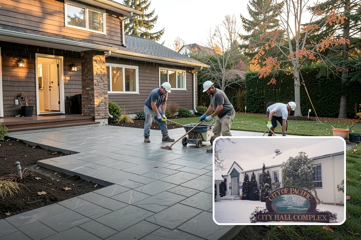 Breezeway Construction in Pacific, King County, WA - Keeps you dry traveling between structures