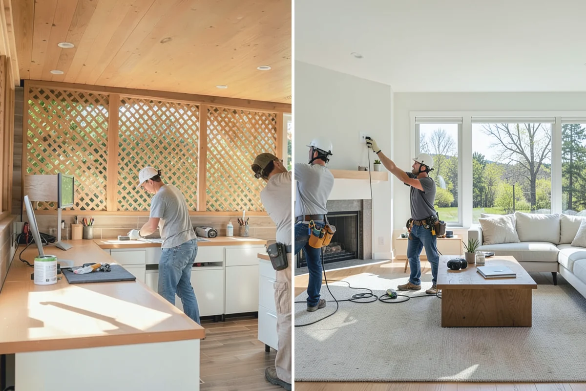 Breezeway Construction in Redmond, King County, WA - Plan the connection and level the path
