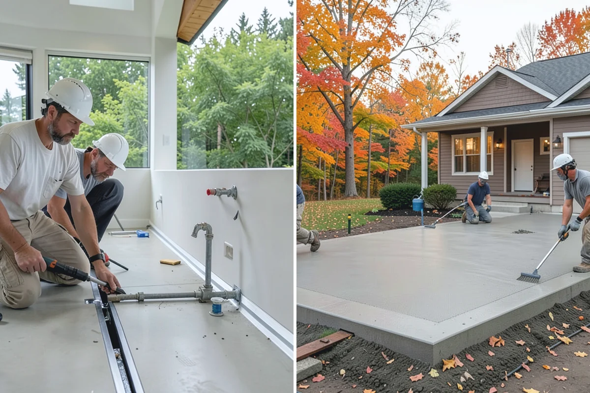 Breezeway Construction in Renton, King County, WA - Plan the connection and level the path