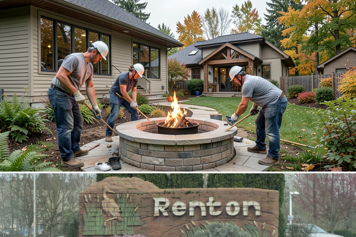 Breezeway Construction in Renton, King County, WA - We build and roof the breezeway in summer so it is watertight before the wet season sets in.