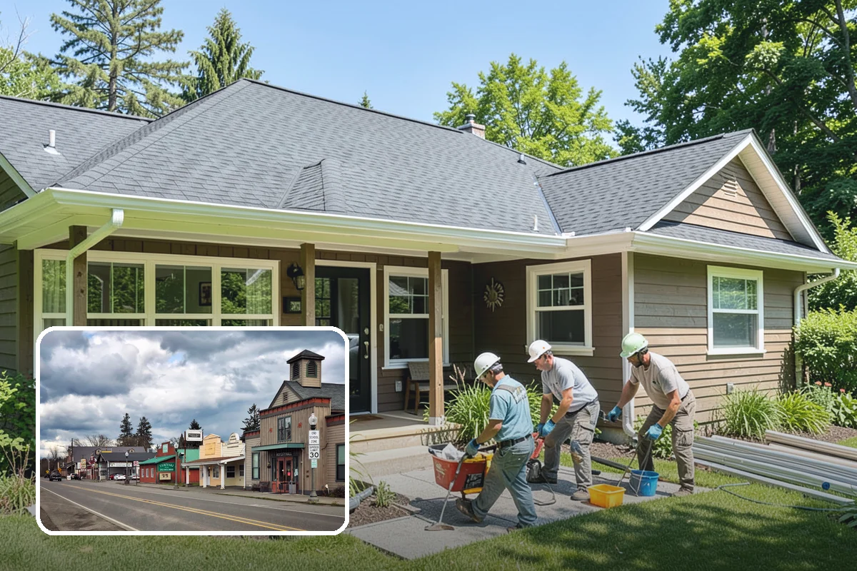 Breezeway Construction in Roy, Pierce County, WA - Keeps you dry traveling between structures