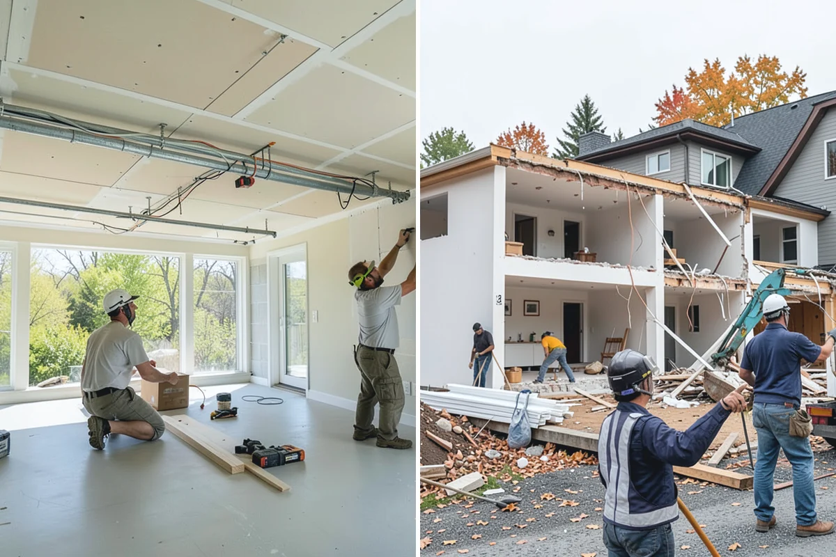 Breezeway Construction in Roy, Pierce County, WA - Plan the connection and level the path