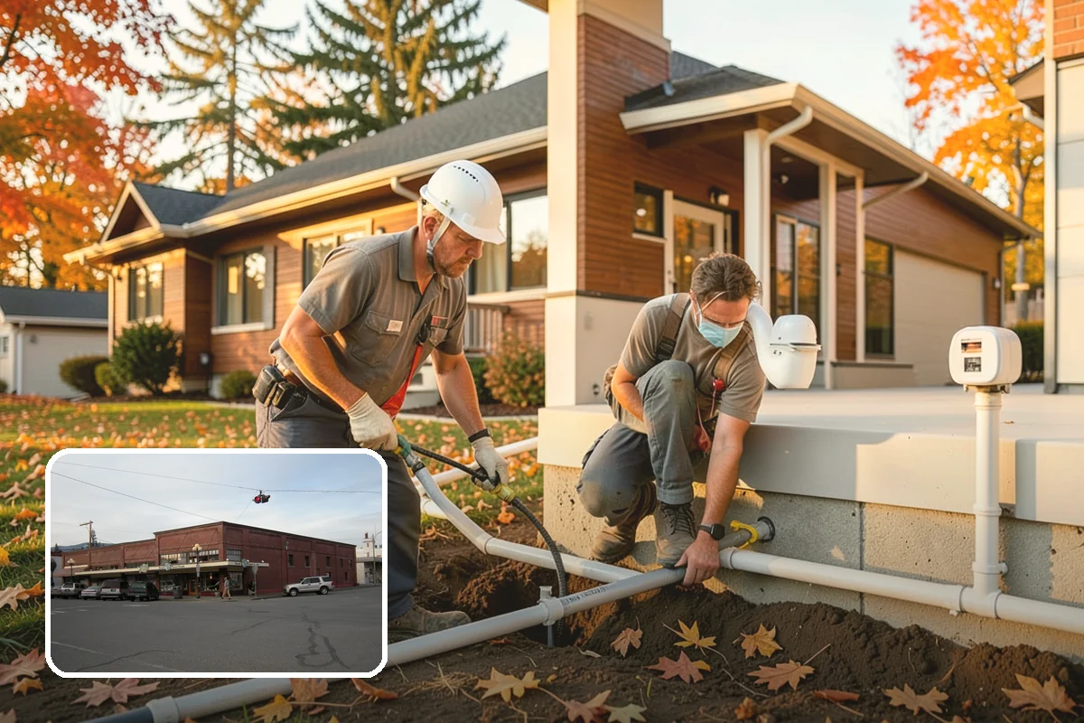 Breezeway Construction in Sedro-Woolley, Skagit County, WA - Keeps you dry traveling between structures