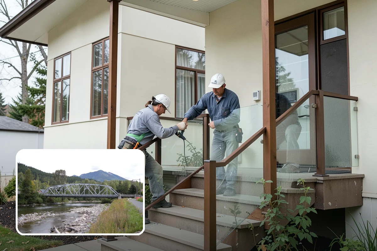 Breezeway Construction in Skykomish, King County, WA - Keeps you dry traveling between structures