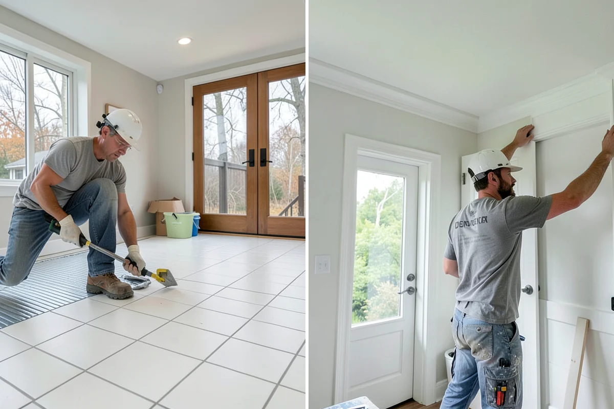 Breezeway Construction in Snoqualmie, King County, WA - Plan the connection and level the path
