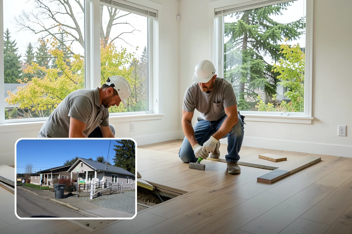 Breezeway Construction in South Prairie, Pierce County, WA - Keeps you dry traveling between structures