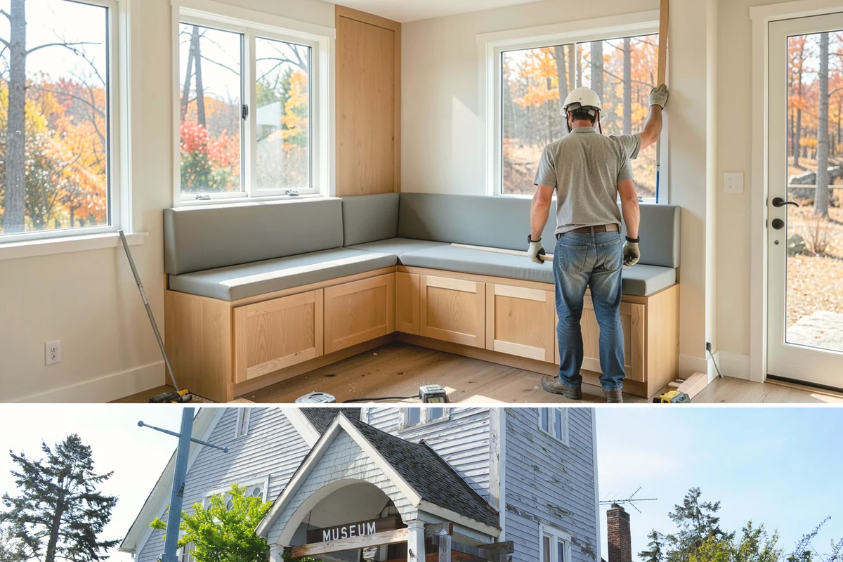 Breezeway Construction in Steilacoom, Pierce County, WA - We build and roof the breezeway in summer so it is watertight before the wet season sets in.