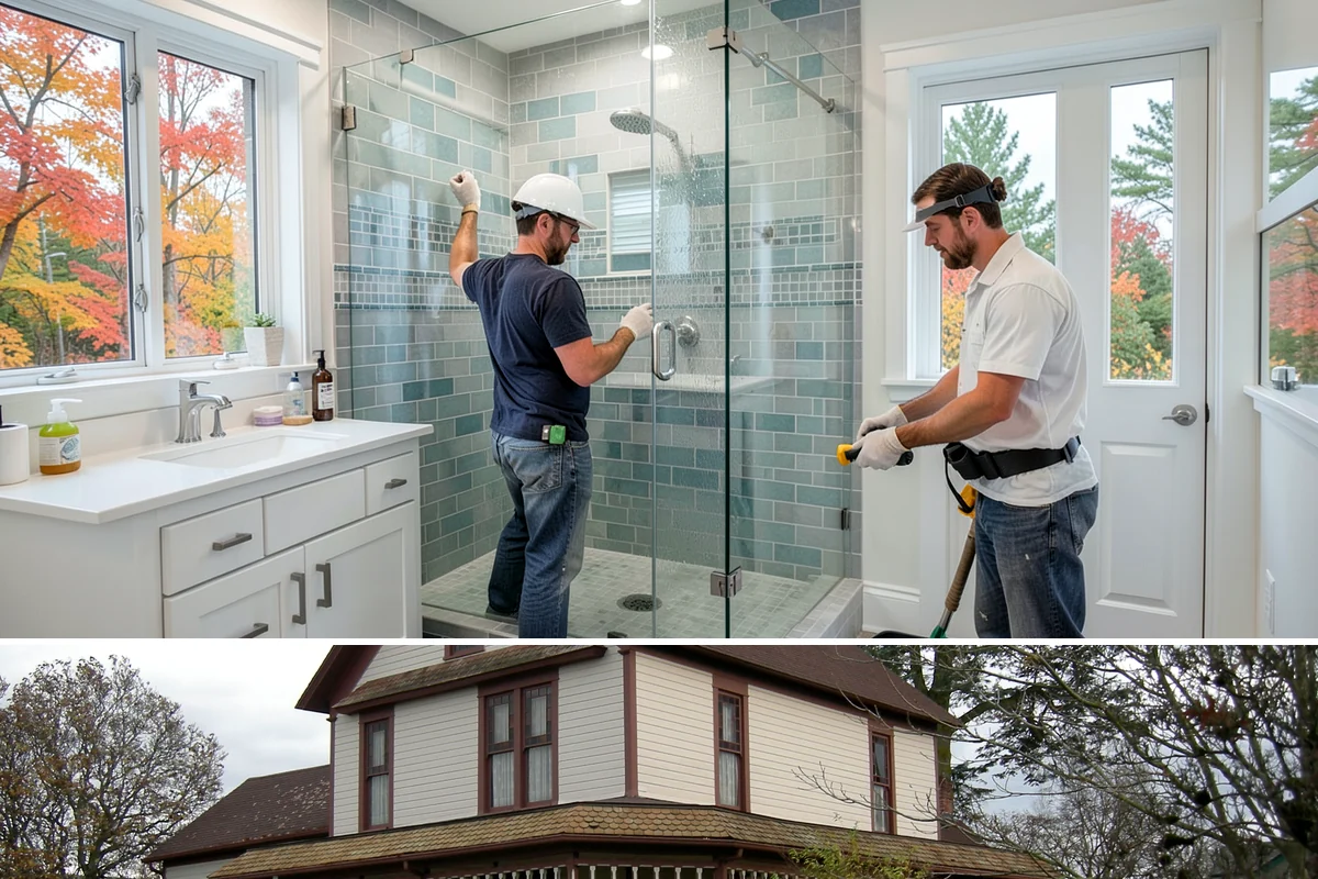 Breezeway Construction in Sumner, Pierce County, WA - We build and roof the breezeway in summer so it is watertight before the wet season sets in.