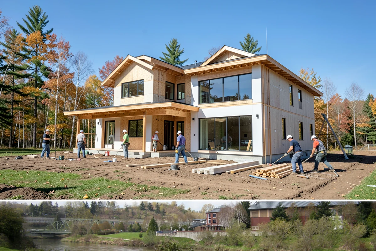 Breezeway Construction in Tukwila, King County, WA - We build and roof the breezeway in summer so it is watertight before the wet season sets in.