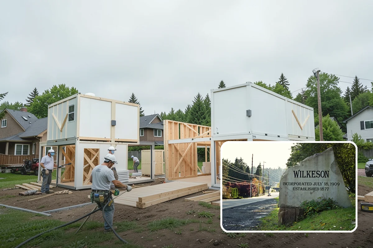 Breezeway Construction in Wilkeson, Pierce County, WA - Keeps you dry traveling between structures