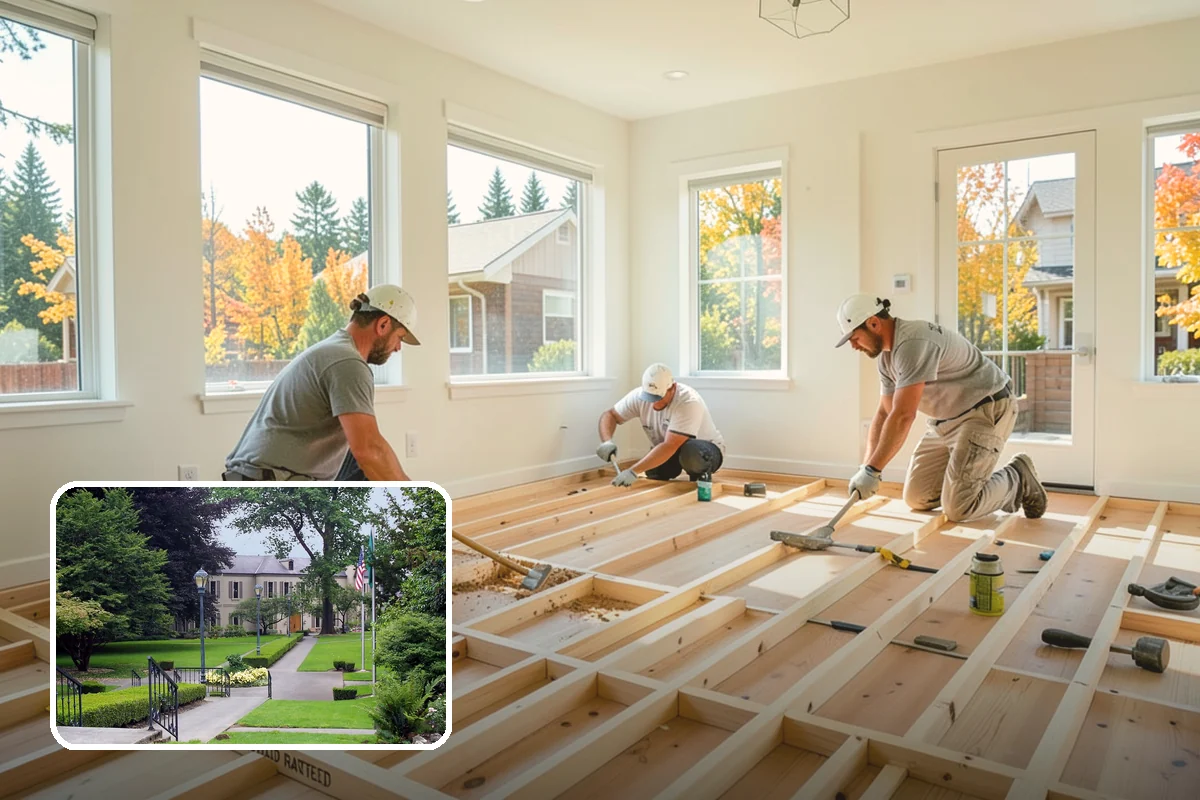 Breezeway Construction in Woodinville, King County, WA - Keeps you dry traveling between structures